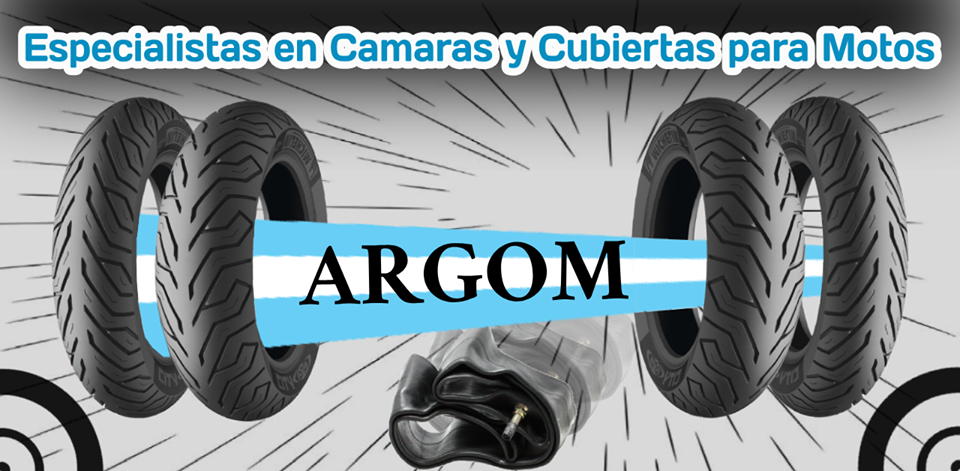 Argom - Cámaras de motos | ARGOM | Cubiertas motos, accesorios para gomerías en Rosario