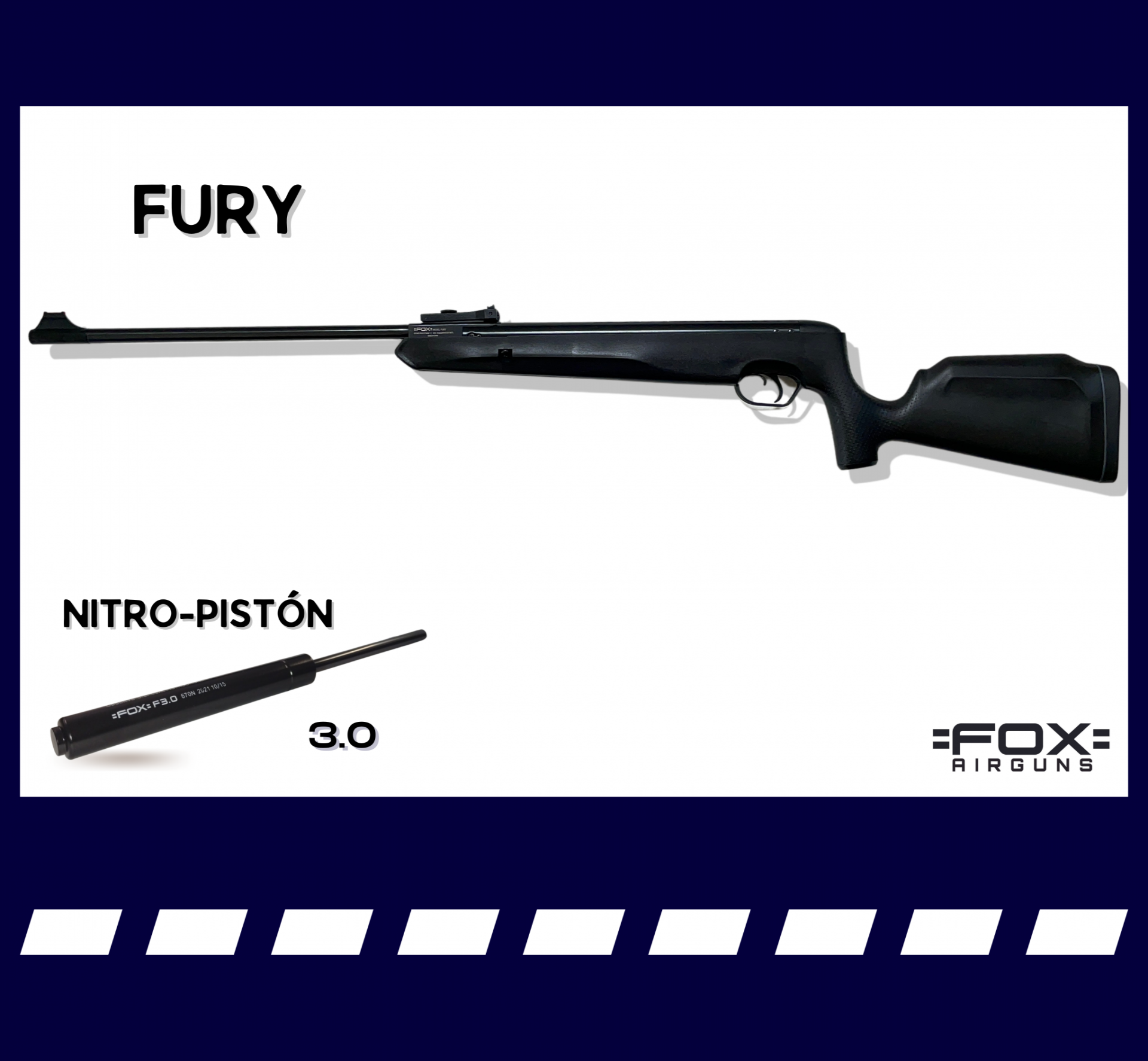 Pistola Co2 Rifle Fox Aire Comprimido 5,5 Cp2 Batman + Kit