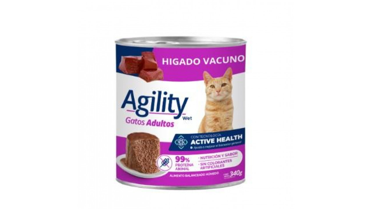 Alimento húmedo completo para gatos mayores