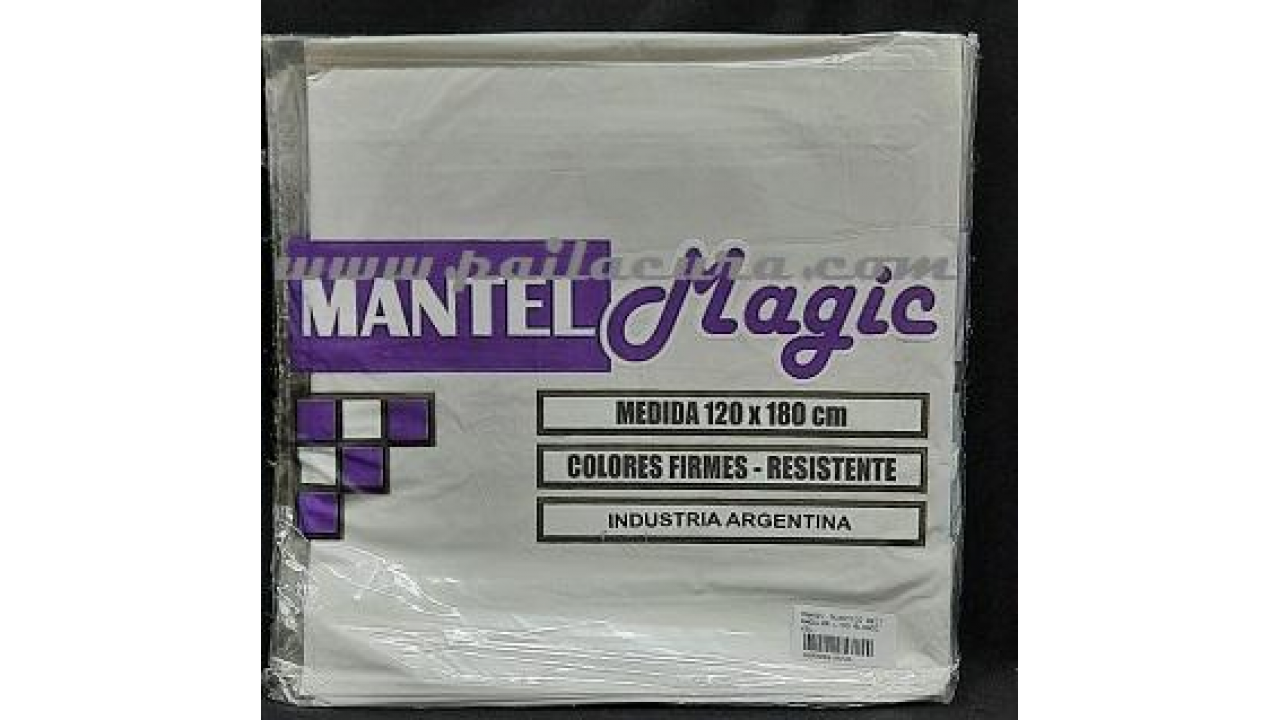 Mantel Descartable Liso De Plastico Rectangular 120x180cm