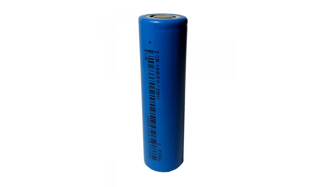 Pilas y baterías › Pilas › Recargables › Industriales Litio-ión / 3,6 V › Pila  18650 / 2550 mAh